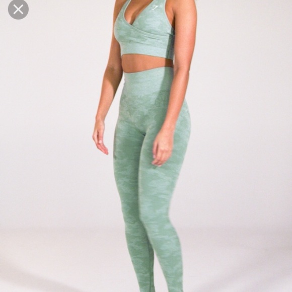 Gym Shark Green Camo